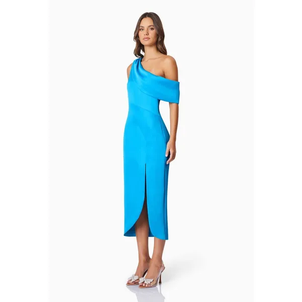 Elliatt Alice Off-Shoulder Cocktail Dress in Aqua XS NWT‎ - Image 2