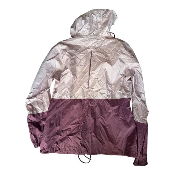 Columbia Womens Colorblock Windbreaker‎ Jacket Full Zip XS Pink Burgundy - Image 2