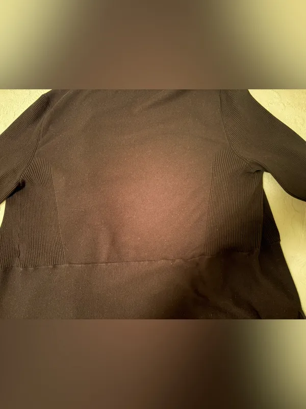 White House Black Market Black Draped Cardigan - Image 10