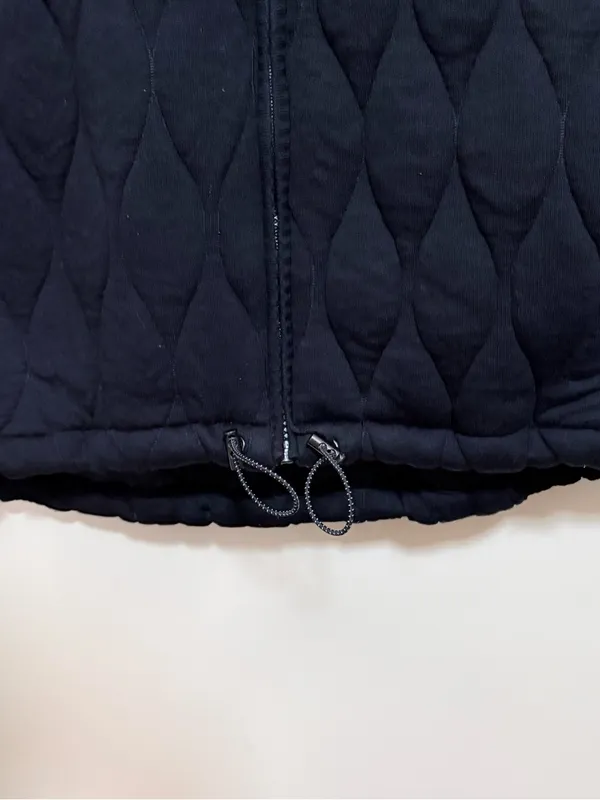 FP Movement by Free People Black Quilted Oversized Sleeveless Hooded Vest - Image 6