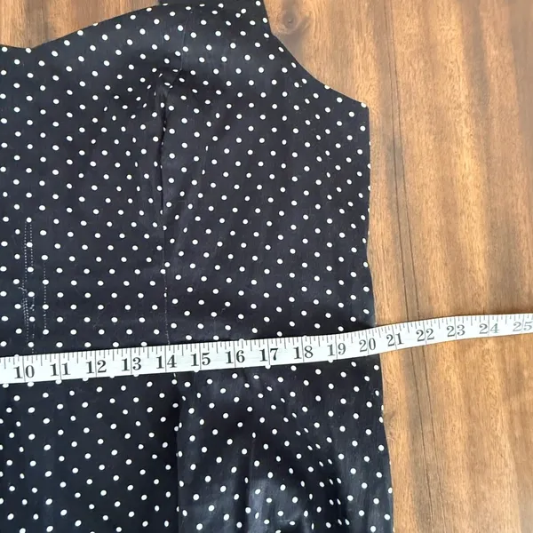 Torrid Black White Polka Dot Sweetheart Cutout Back Fit Flare Midi Dress Size 18 - Image 13