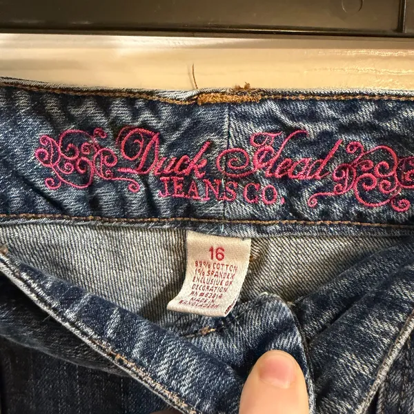 Duck Head Denim Bootcut Jeans in Blue Y2K - Image 6