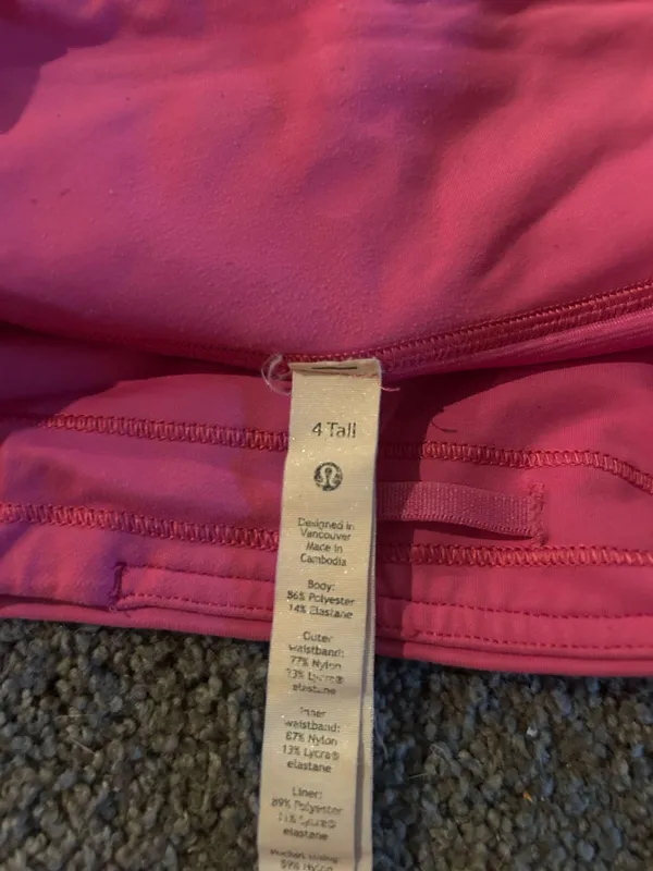Lululemon Pink Shorts 4" Speed Up - Image 4