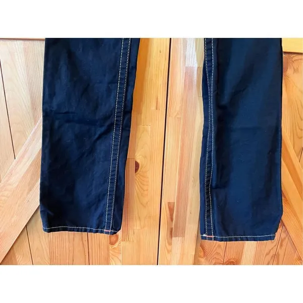 True Religion World Tour Johnny Womens 27 Black Pants Straight Leg (2095) - Image 2