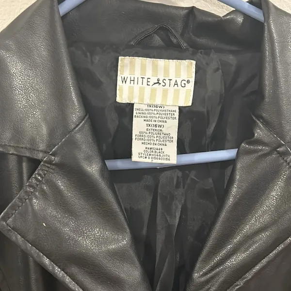 White Stag 90s leather jacket - Image 3
