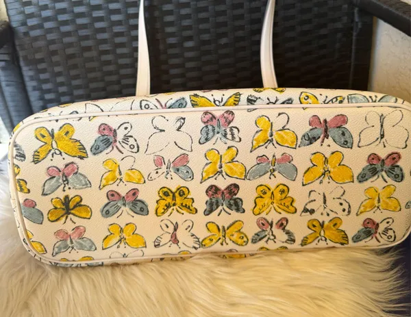 NWT Coach Gallery Tote Bag With Butterfly Print CAR36 - Image 4