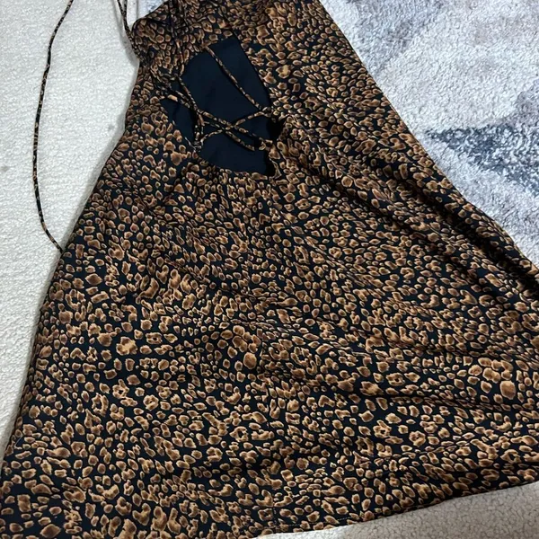Majorelle Charli Mini‎ Dress Leopard xs - Image 12