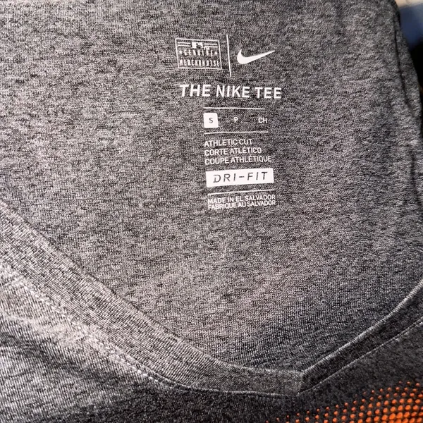 New Nike Charcoal San Francisco‎ Giants Fade Legend Performance V-Neck T-Shirt - Image 3