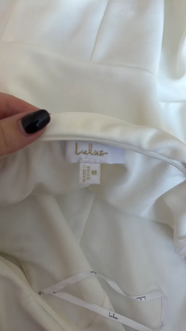 Lulus White Formal Dress - Image 4