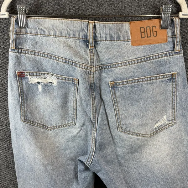 BDG Urban Outfitters Women's Cowboy Jean‎ Blue Size 29 Chewed Hem - Image 4
