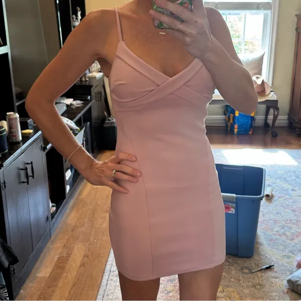 Superdown Brandy Mini Pink Dress from Revolve - Image 3