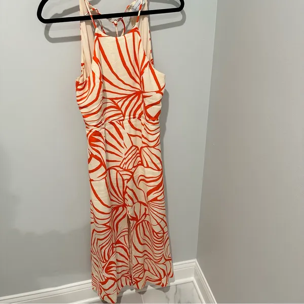 Lost + Wander Salt to Sea Maxi Dress Cotton Linen - Size Small - Image 3