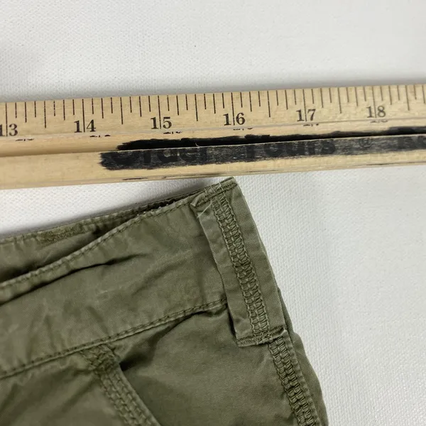 Lauren Ralph Lauren Shorts Womens 10 Green Chino Cotton Patch Pockets‎ Casual - Image 4
