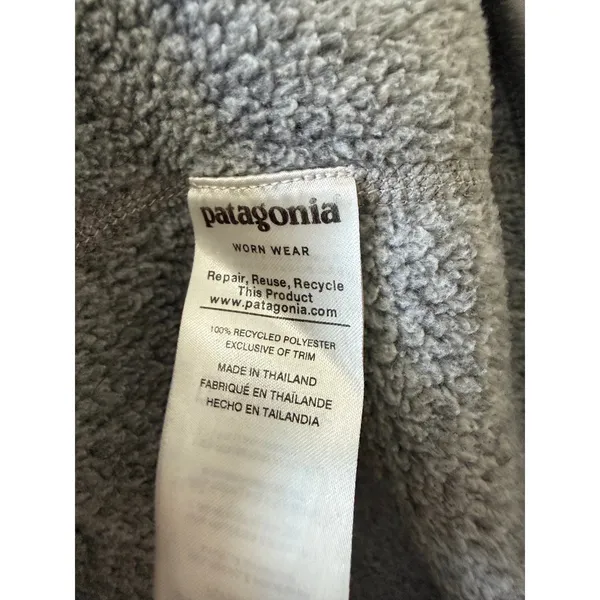 Gray Patagonia Quarter Zip Size Medium - Image 4