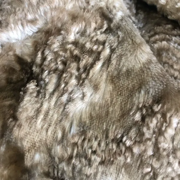 Tara Jarmon Manteau Money Faux Fur Honey 40 8 - Image 12