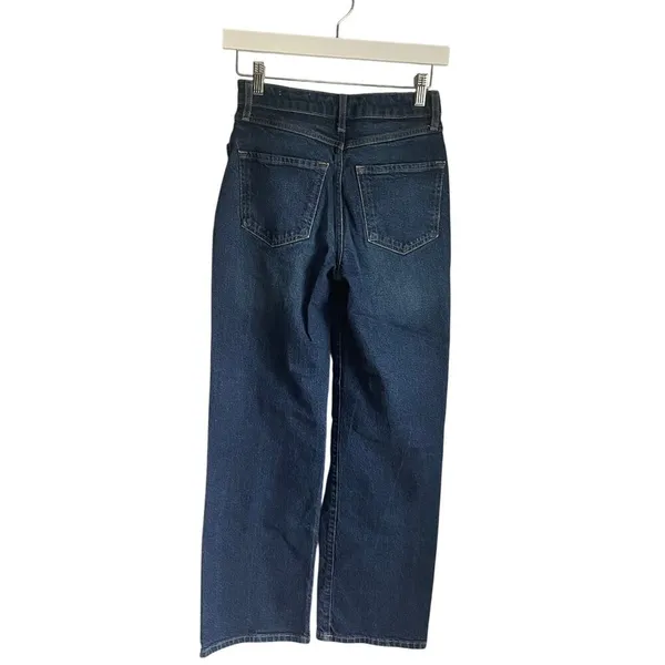 Forever21 90s‎ Fit Denim Jeans Blue Dark Wash Waist 24" Straight leg Mom Jeans - Image 3