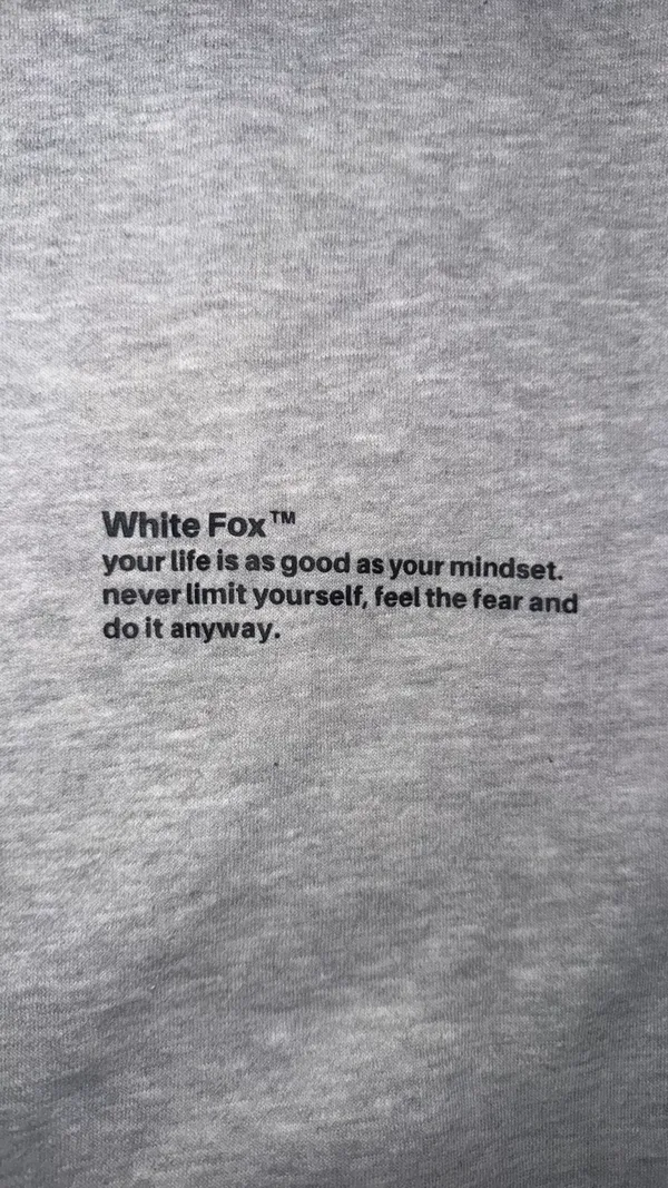 White Fox Boutique Quarter-Zip Sweatshirt L/XL - Image 2
