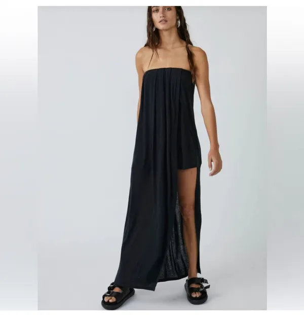 Free People Summer Fling Maxi Romper Sz S - Image 4