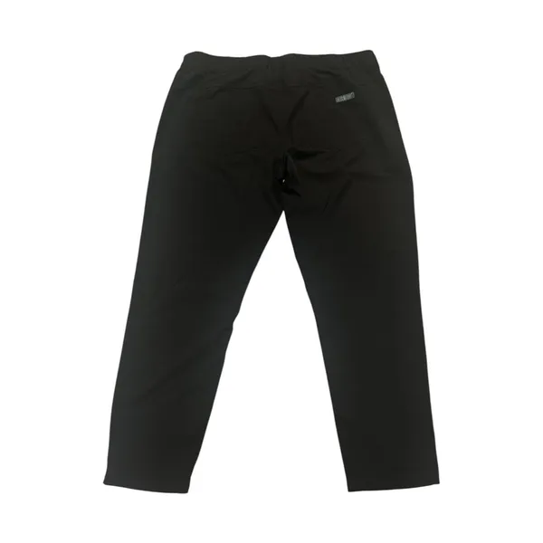 Med Couture Scrub Pants Size LP Black Drawstring - Image 2