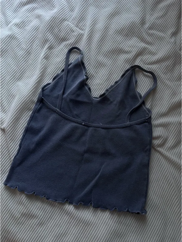 Brandy Melville Navy Blue Tank Top - Image 2