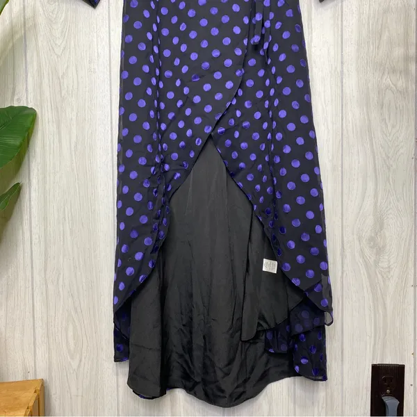 NEW Revolve Privacy Please Misha Polka Dot Wrap Maxi Dress size S Small NWT - Image 5