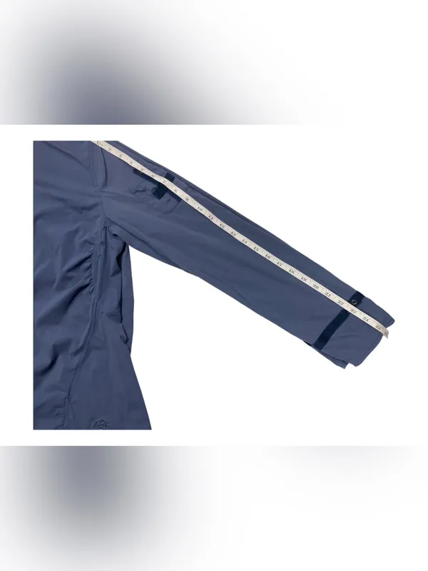 Mountain Hardwear Women’s 10 Lightweight Zip Up Jacket Blue Outdoor Sun Fishing - Image 8