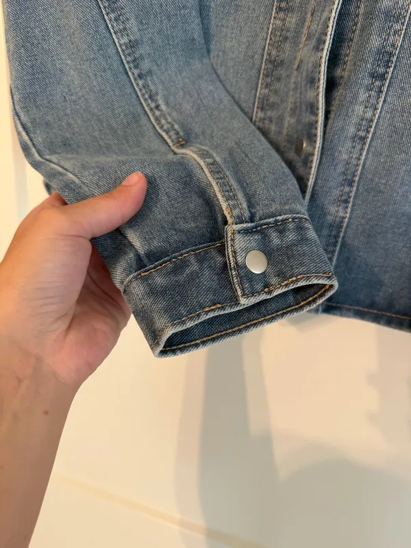 Boutique Denim Shacket - Image 6