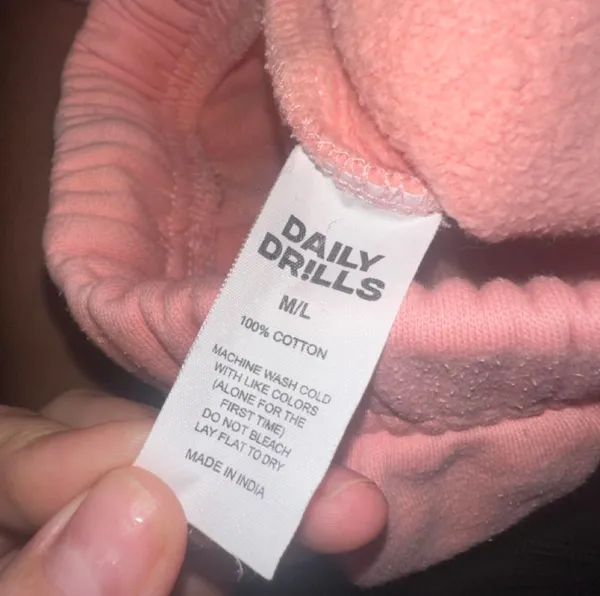 Daily Drills Sweatpants Size M/L #dailydrills #pink #loungewear #trending #parke - Image 5