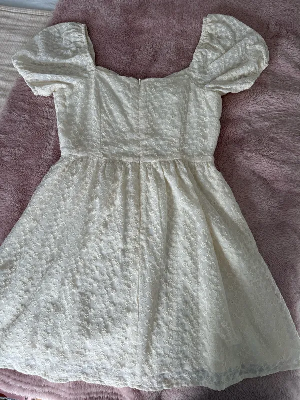 Altar'd State Mini Dress Off-White - Image 2