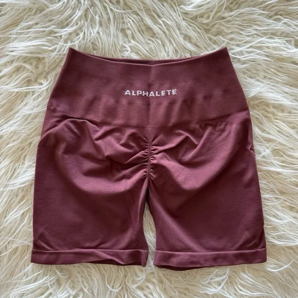 Alphalete Amplify Ultra High Rise Biker Short 4.5” Autumn Size Small - Image 4