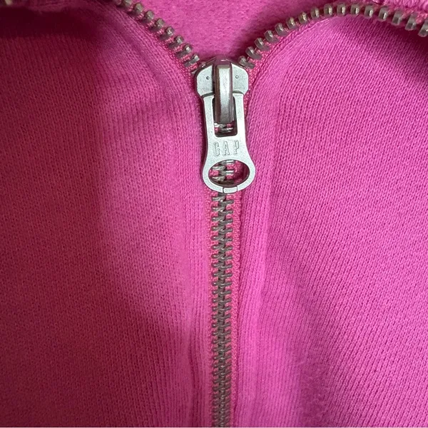 GAP sweatshirt quarter-zip Pink Size Large - Image 4