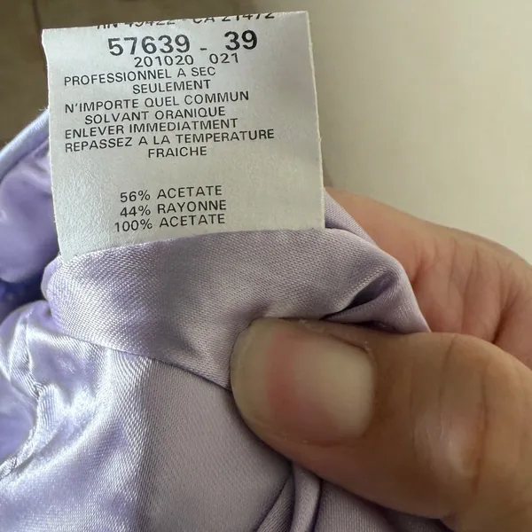 Jessica McClintock Lavender Purple Floral Embroidered Maxi Dress Size 10 - Image 9
