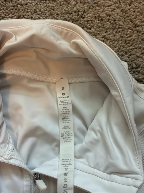 lululemon athletica White Workout Jacket - Image 4