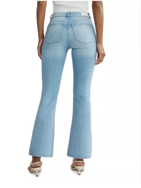 DL1961 Bridget High Rise Instasculpt™ Bootcut Crop Jeans in Prairie - Size 28 - Image 2