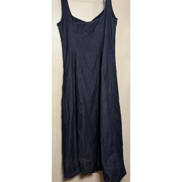NWT Zara Denim Sleeveless Bubble Dress Women’s Size S - Image 7