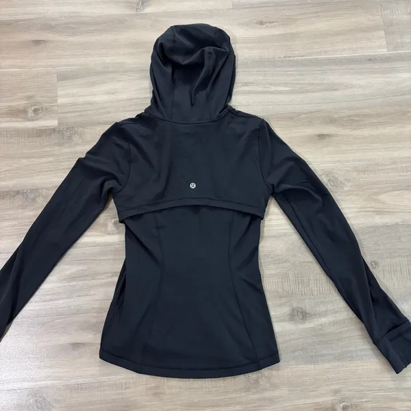 Lululemon Hooded Define Jacket Nulu Women Size 6 Black - Image 4