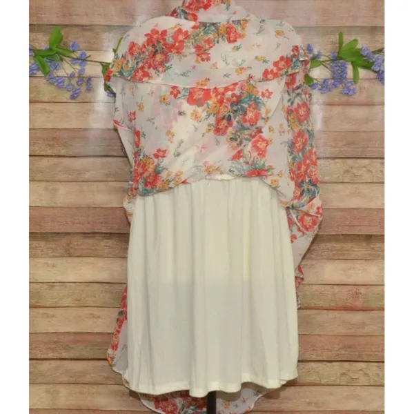 NWT Maurices Floral Smocked Tiered Ruffle Sleeveless Midi Dress Size XL Cottage - Image 10