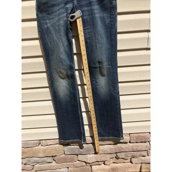 Vintage Wrangler Western Bootcut‎ Blue Denim Jeans Women Size 3X34 Rodeo Cowgirl - Image 7