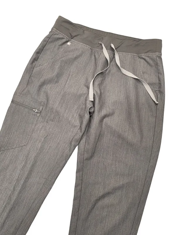Figs Technical Collection Gray Jogger Scrub Pants S/T Small TALL - Image 8