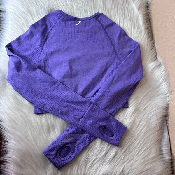 Gymshark VITAL SEAMLESS 2.0 CROP TOP Long Sleeve size Small - Image 11