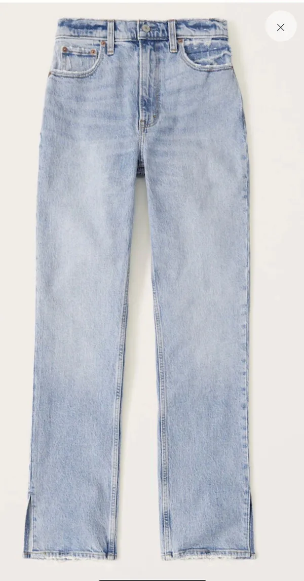 Abercrombie Ultra High Rise 90s Straight Jean - Image 2