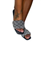 Bling Sandals Black Size 5.5 - Image 3