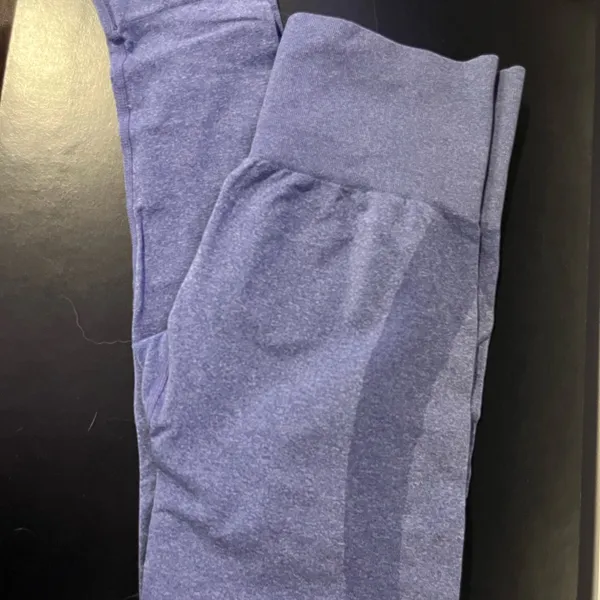 NVGTN Purple High Waisted Workout Leggings - Image 2