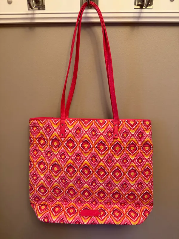 Vera Bradley Pink Geometric Tote  - Image 2