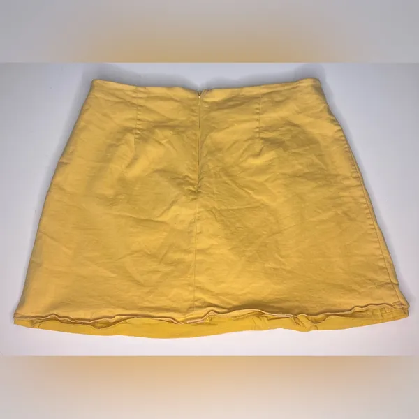 Peppermayo Exclusive‎ Rooftop Drinks Stretch Lined Mini Skirt in Mango Size 12 - Image 11