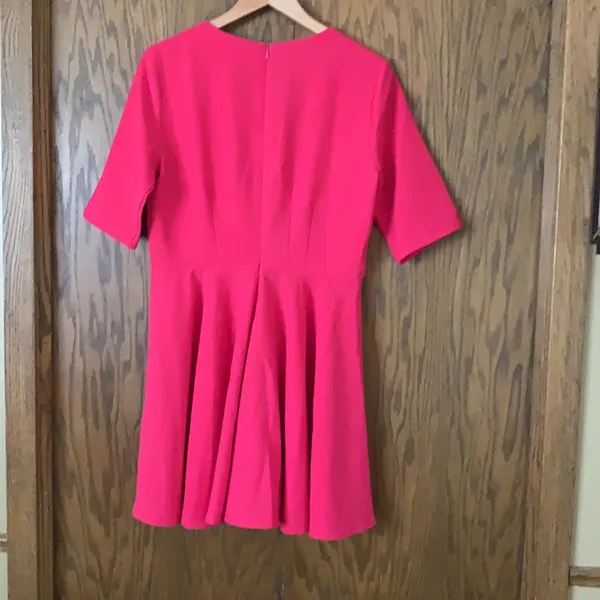 Greylin Anthropologie‎ bright pink fit and flare dress new - Image 2