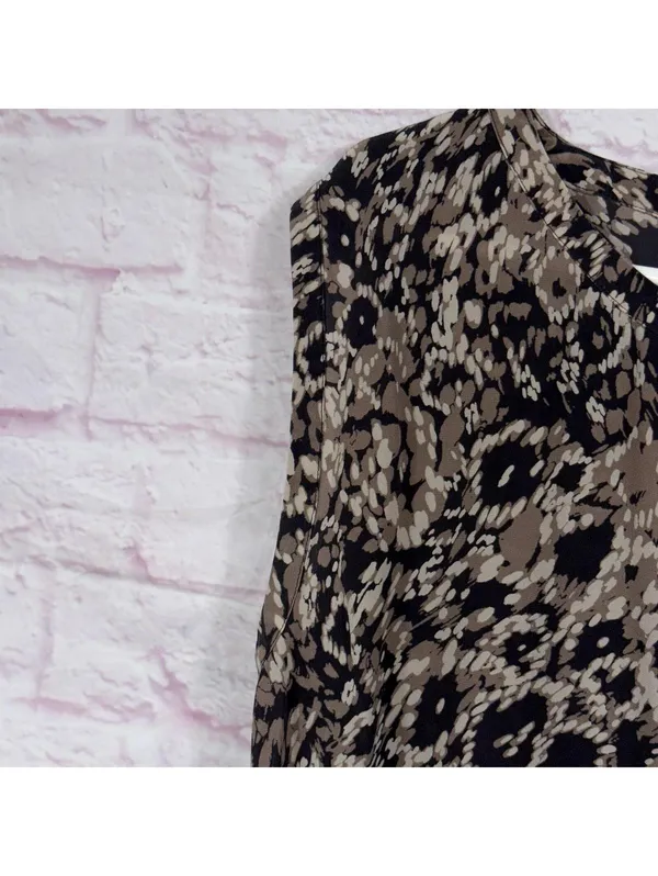Rachel Zoe Women's Size 10 Printed Asymmetrical Blouse - Image 6