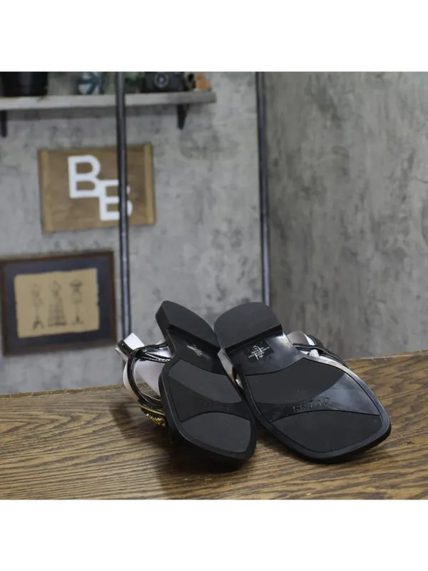 NWT Guess Womens Strap Rainey Flat Sandal GWRAINEY Black 6.5M - Image 9