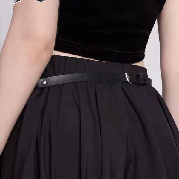 Black Belt with Silver Chains - Image 3