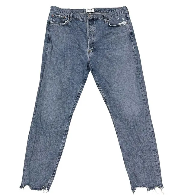Agolde Nico High Rise Distressed Skinny Ankle Jeans Women’s size 31 - Image 4